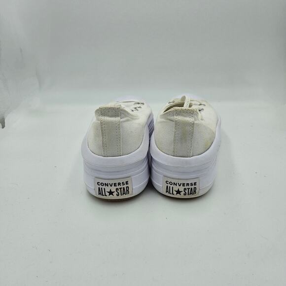 Converse Chuck Taylor All Star Move Platform Sneakers White Women’s Size 9 - Picture 3 of 7